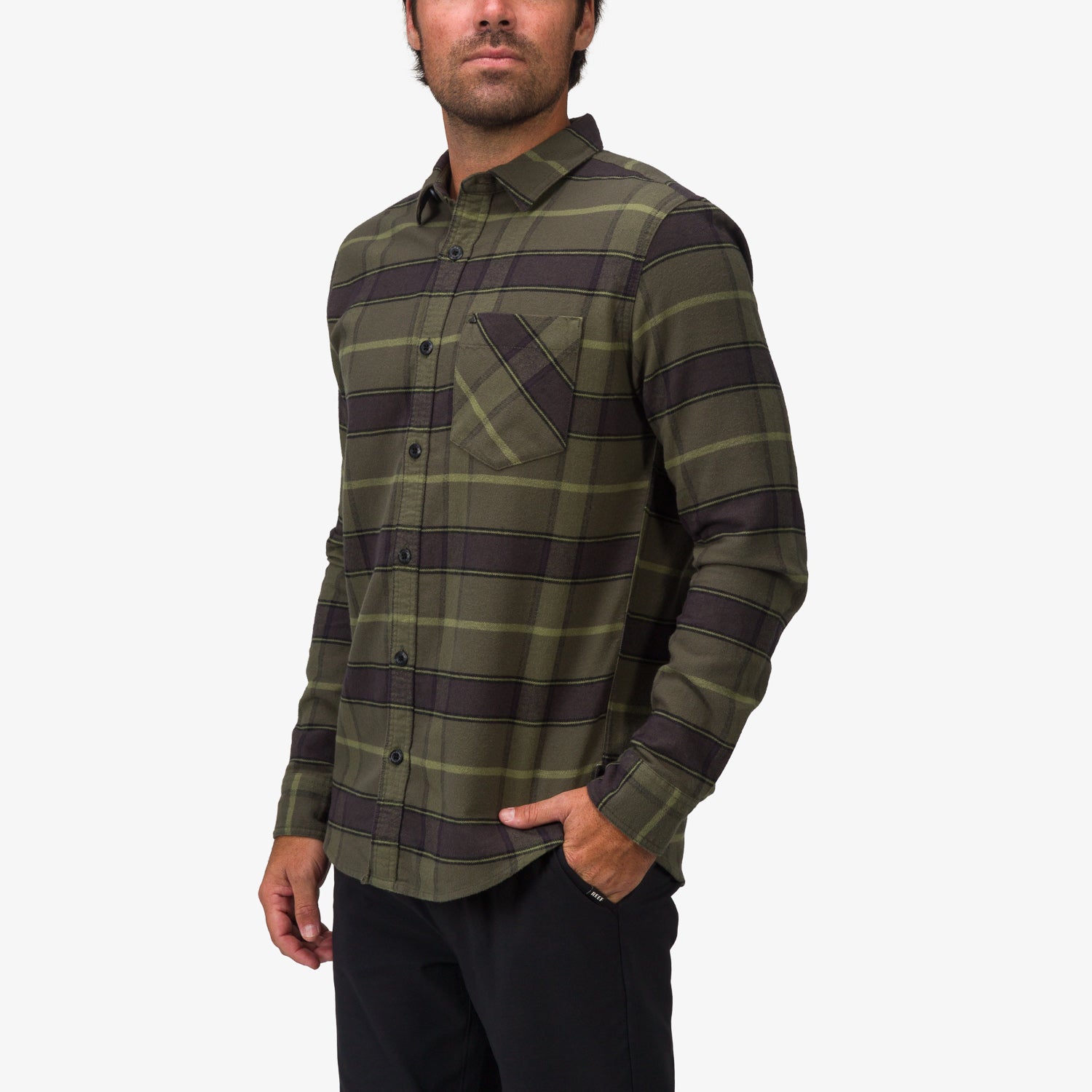 Anders Long Sleeve Woven Shirt - Image 3