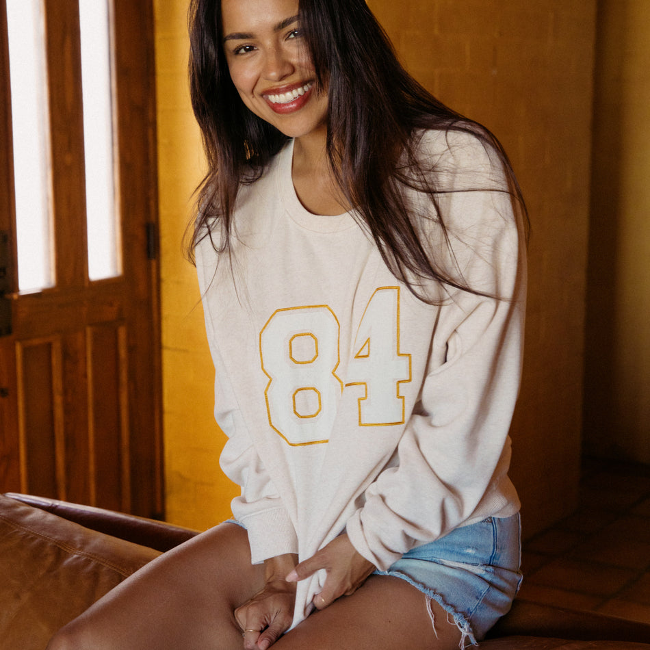 Alternative view of Oversized Raglan Fleece